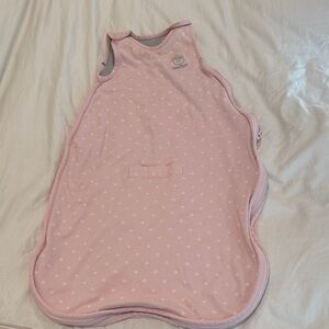 Woolino Pink Polka Dot sleep sack